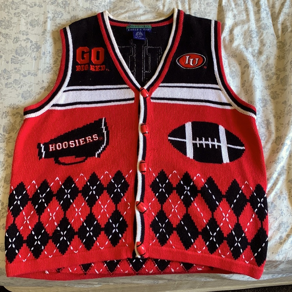 INDIANA HOOSIER SWEATER VEST